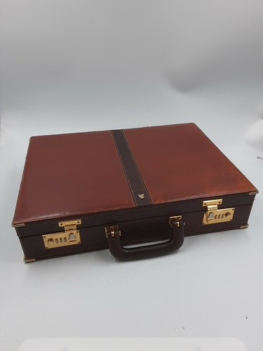Authentic Mark Cross Brown Leather 