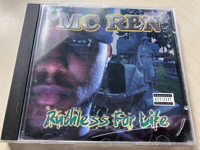 MC REN - RUTHLESS FOR LIFE (CD ALBUM) RARE RAP HIP HOP FROM N.W.A. RAPPER