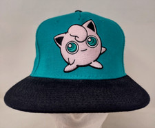Nintendo Pok mon Jigglypuff SnapBack Hat Cap Turquoise Blue 2016