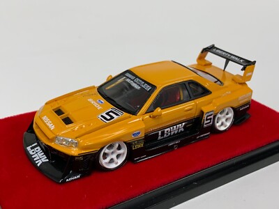 1/64 Stance Hunter Nissan ER34 Liberty walk Yellow #6 limited to