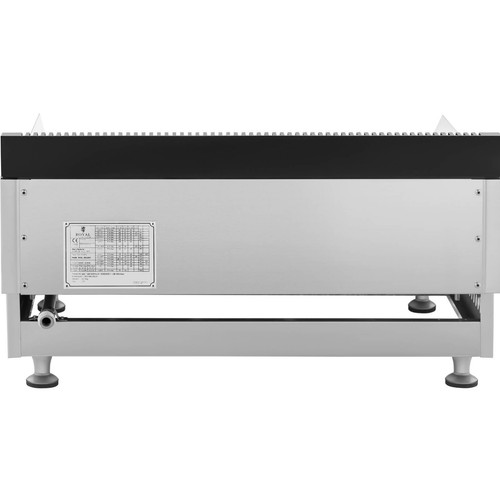 Fry Top A Gas Da Banco 65 cm Propano/Butano 30 mbar Acciaio Inox Ghisa 60x40cm - Foto 3 di 5