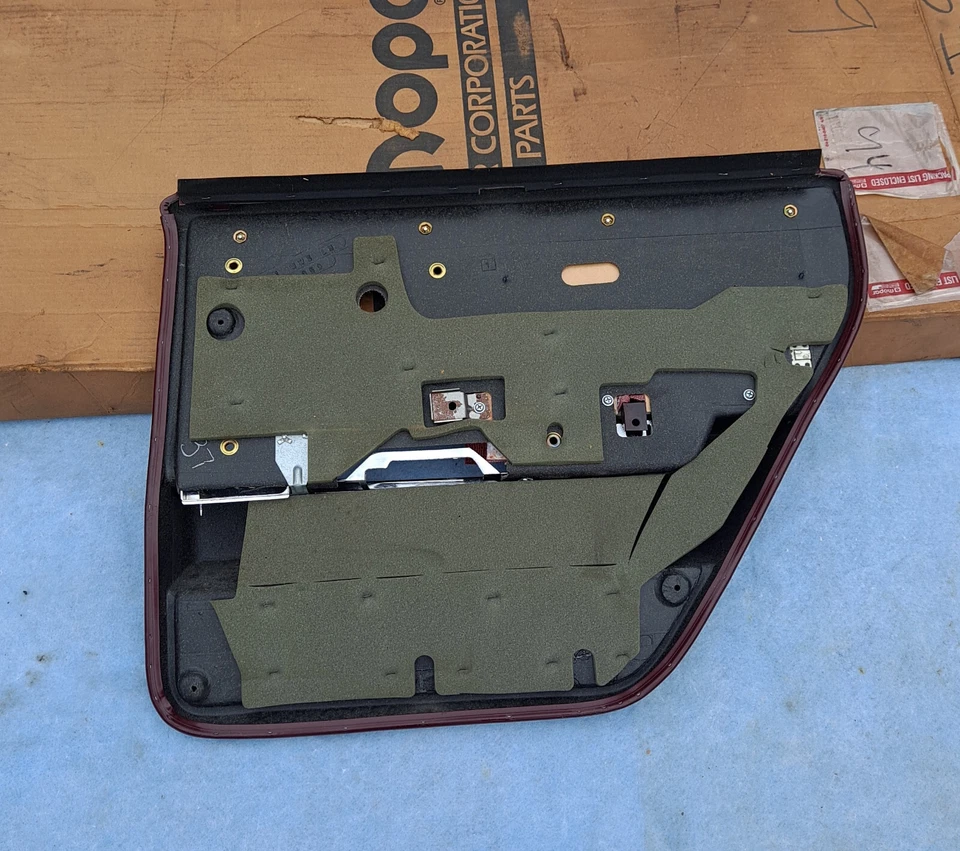 1988 1989 Chrysler New Yorker Dodge Dynasty NOS MoPar Left Rear DOOR TRIM PANEL - Image 4 of 4