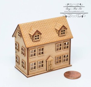 casa de muñecas corte laser