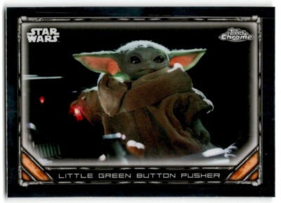 2022 Topps Chrome The Mandalorian Little Green Button Pusher #S1-21