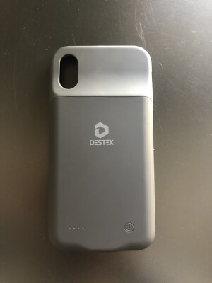 DESTEK Portable Charging Battery Pack Case For iPhone X/Xs Black FAST SHIPPING!!