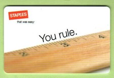 STAPLES You Rule 2011 Gift Card ( $0 )