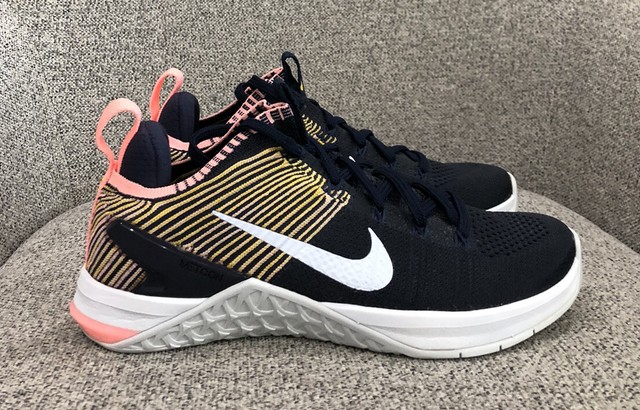 Nike Womenâs Metcon DSX Flyknit 2 Navy Blue / Pink 6 US $150 | eBay