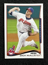 ZACH MCALLISTER #616 2014 Topps Baseball QTY Cleveland Indians
