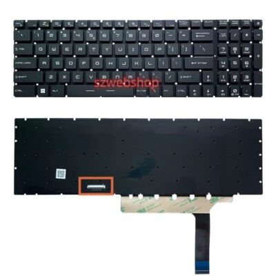 New MSI Vector GP77 13VD 13VF 13VG GP76HX 12UGS 12UH 12UHS MS-17K5 US Keyboard