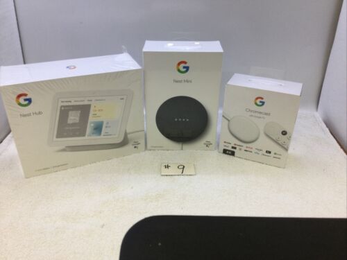 Google Nest Hub 7” Smart Display bundle with Google Assistant (2nd Gen)