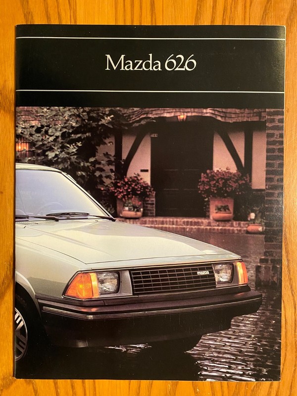 1981 Mazda 626 Coupe & Sedan Sales Brochure - Large Foldout - #9999-92-0103-81