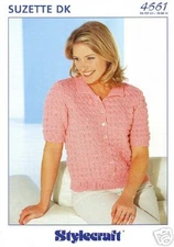 Stylecraft Knitting Pattern 4661 Suzette DK