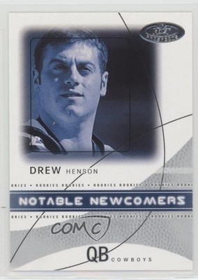 2004 Fleer Hot Prospects Notable Newcomers Drew Henson #11NN Rookie RC 0v9