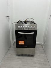 Indesit 50cm Dual Fuel Cooker - Stainless Steel I5G3PMX