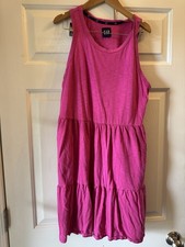 Gap Women's Lightweight Tiered Layered Sleeveless Summer Dress Size Large