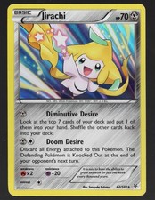 Pokémon Jirachi TCG Roaring Skies Holo Rare Card 42/108 MP+  on eBay