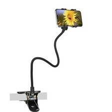 Cell Phone Stand Holder Flexible Long Arm Phone Holder with Dest Table Clip
