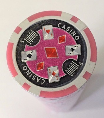 RDR Casino Poker Chips 11.25 G Casino PINK Vegas Pro Series 50pcs $10000