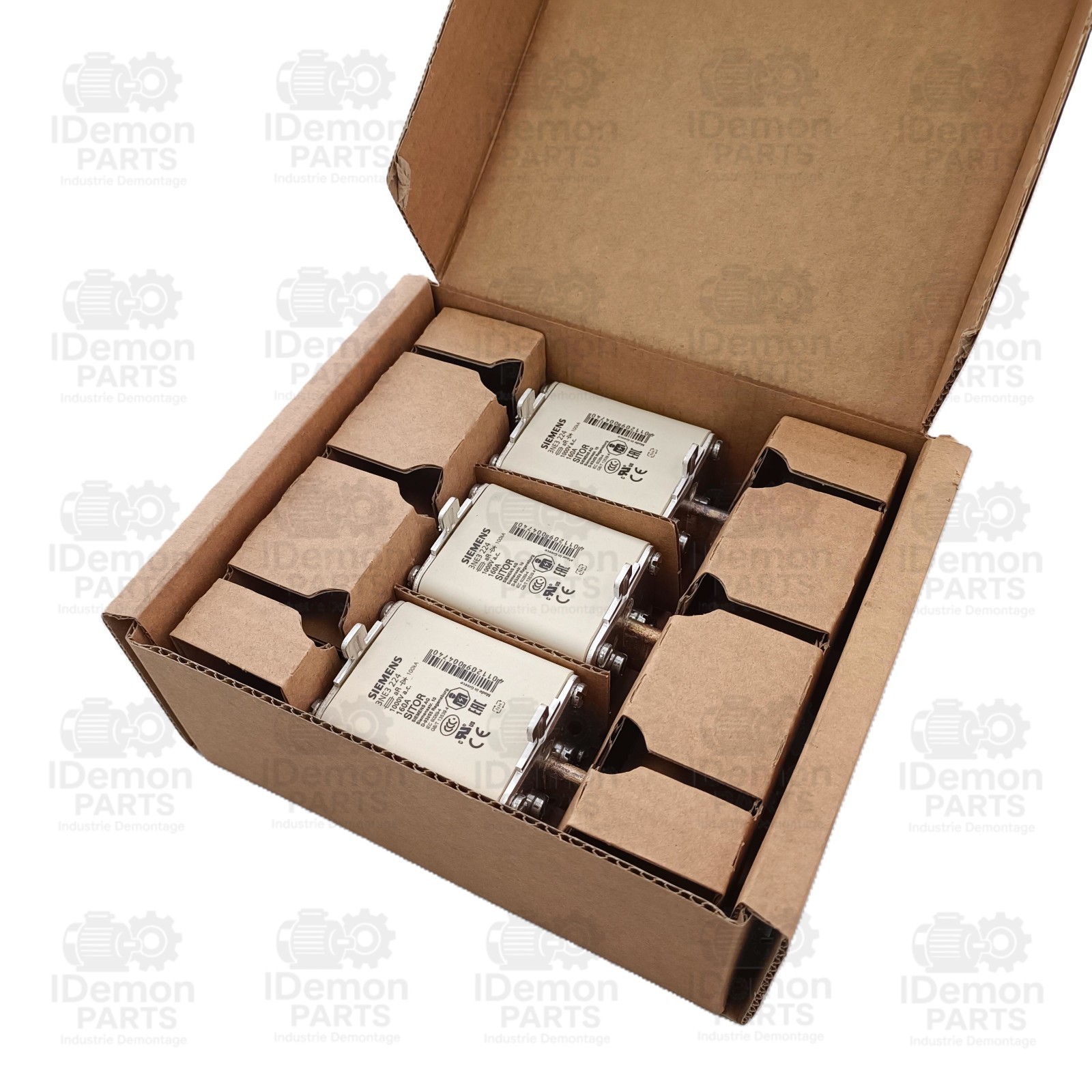 Siemens 3NE3224 SITOR NH1 Fuse Insert aR 160A 1000V 3 Pieces