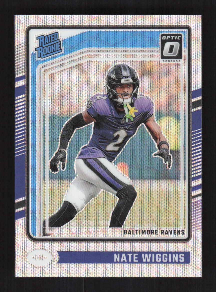 Nate Wiggins 2024 Donruss Optic Wave #/300 Rookie #281