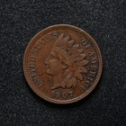 1907 Indian Head Cent VF (bb19404)