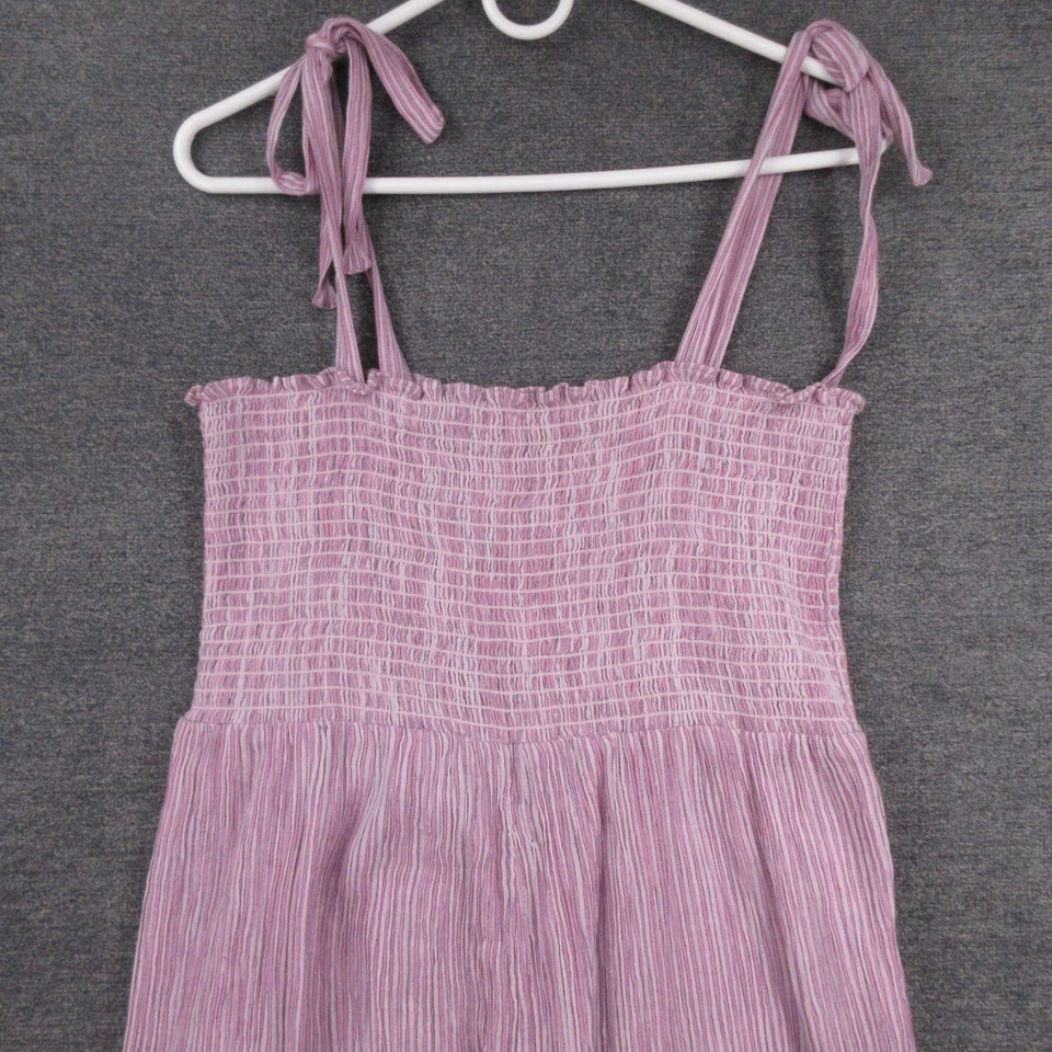 Mono Hatch para mujer 3 (10/12 grande) correa de espagueti a rayas rosa maternidad Foto 3 de 4