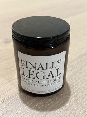 Finally Legal Candle