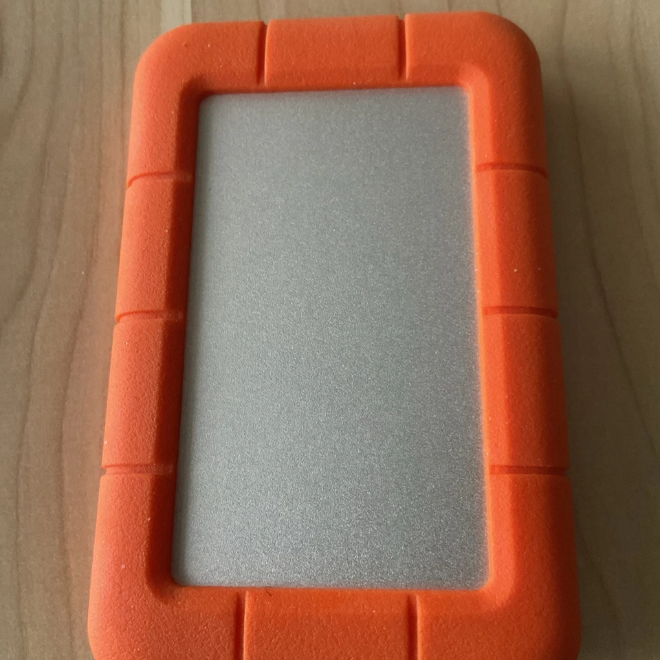 LaCie Rugged USB-C 2TB ext. Festplatte STFR2000800 All-Terrain in silber orange - Bild 3 von 4