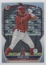 2023 Bowman 1st Edition Sky Blue Foil Jorge Ruiz #BPPF-123 0q4s