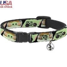 Breakaway Cat Collar W/ Bell Durable High-Density Polyester Handcrafted USA