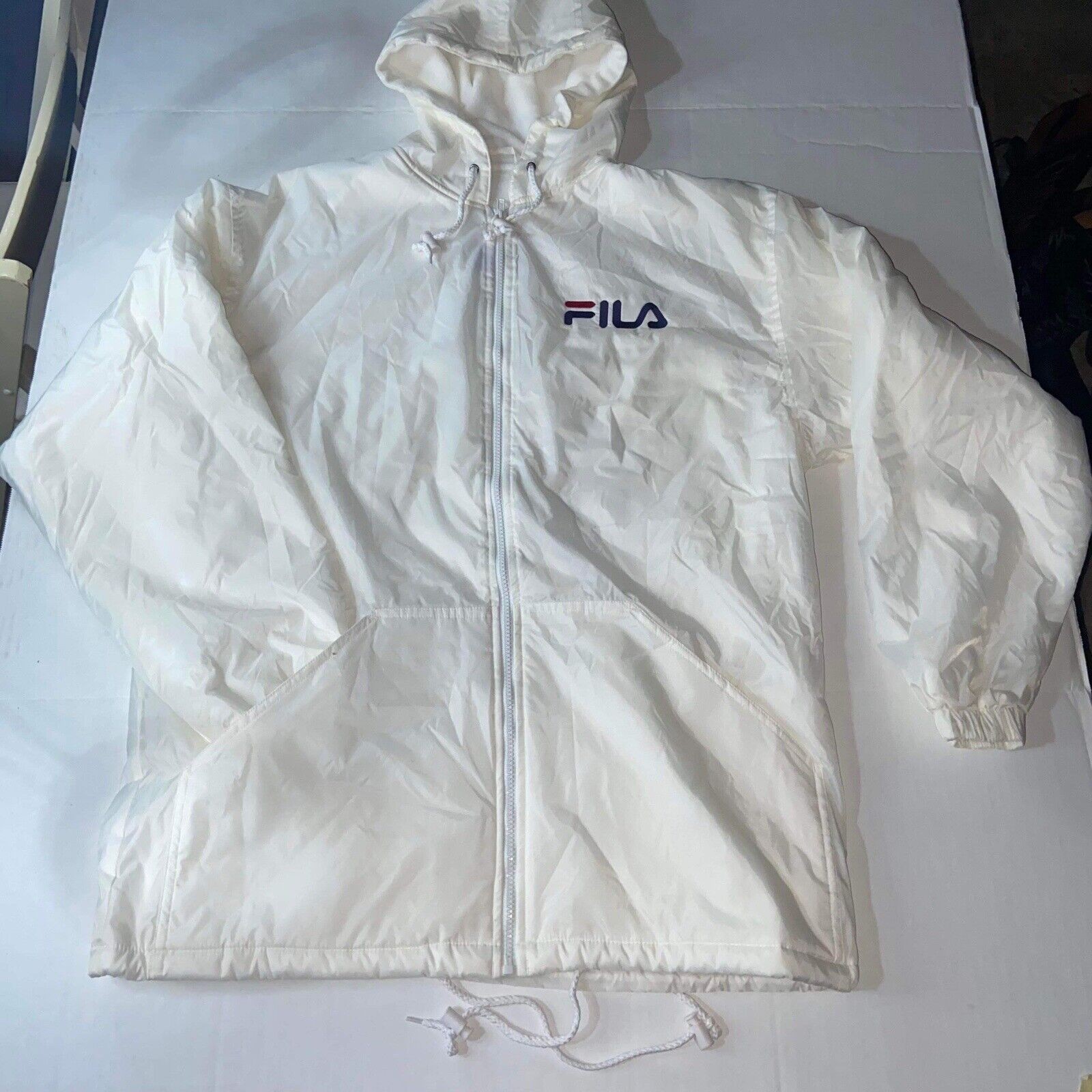 Felpa con cappuccio vintage Westbound uomo FILA ITALIA INTERNATIONAL nylon coulisse taglia S