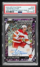 2024-25 O-Pee-Chee Platinum Violet Pixels 41/99 Jakob Pelletier PSA 10 Auto 1nz8