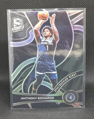 2021-22 Panini Spectra #162 Anthony Edwards Asia