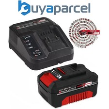 Einhell 18v Power X-Change PXC Starter Kit - 1x 4.0Ah Battery + 3ah Fast Charger
