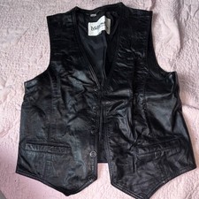 Wilson s Vintage Leather Vest Women s Size 38