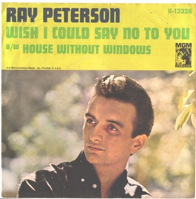 RAY PETERSON-RARE PICTURE SLEEVE+45-(WISH I COULD SAY NO TO YOU)--PS-PIC--SLV