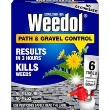 Weedol Path Gravel Weedkiller 6 Tubes Systemic Formula for Tough Weeds