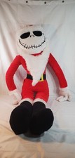 Jack Skellington Nightmare Before Christmas 4 Foot Jumbo Plush 48  Santa Outfit