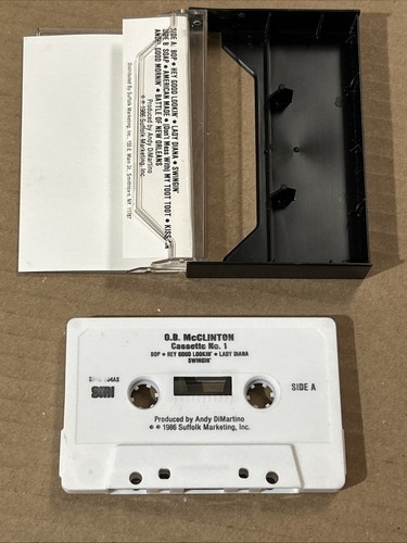 CASSETTE TAPE O.B. McCLINTON CASSETTE NO. 1 / PLAY TESTED - Imagen 3 de 4