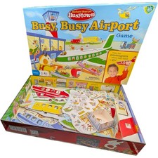 Richard Scarry Busytown Busy Busy Airport Board Game Wonder Forge