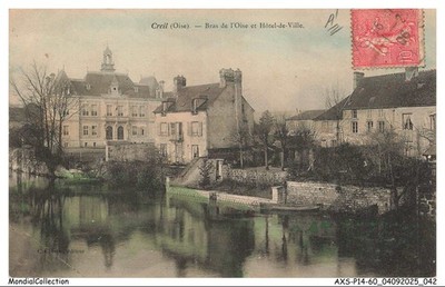 AXSP14-0933-60 - Creil - Bras De L' Oise Und Hôtel-de-ville