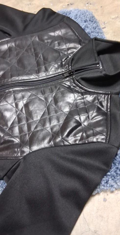 Men's Black Armani Exchange Padded Bomber Jacket Size XS - Image 3 of 4