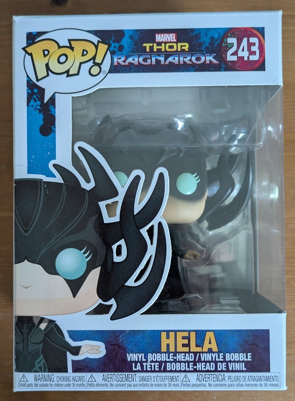 Funko POP! - MARVEL's Thor Ragnarok; Hela (243) - Bobble Head - Used/Good