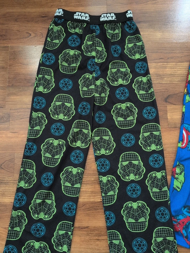 Pantalones de pijama Spiderman Marvel y StarWars para niños talla M (6/8) Super Hero Flash Hulk Foto 4 de 4