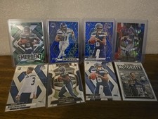 Seattle Seahawks - Jaxon Smith Njigba + Jalen Milroe Blue Scope - Lot Of 8 Cards