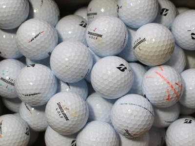 100 Bridgestone e6 Soft/Speed Golfbälle B-Qualität Lakeballs e 6 Training Bälle