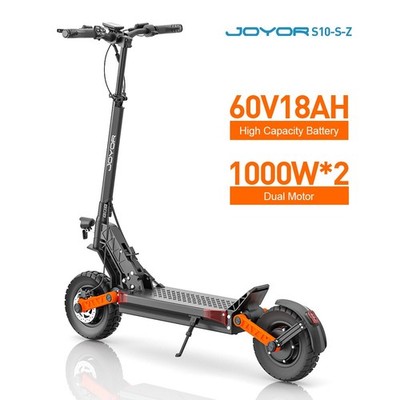 10'' JOYOR S10-S-Z E-Scooter 60V 18AH E-scooter 2000W Dualmotor speed 65km/h