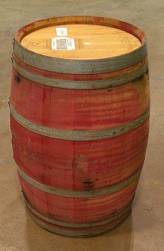 Wooden Wine Barrel - Oak Barrel Rustic Storage Aging Tank
