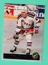 (1) JOBY MESSIER  1993 CLASSIC # BC13 RANGERS LIMITED /40000 CARD (M1349)