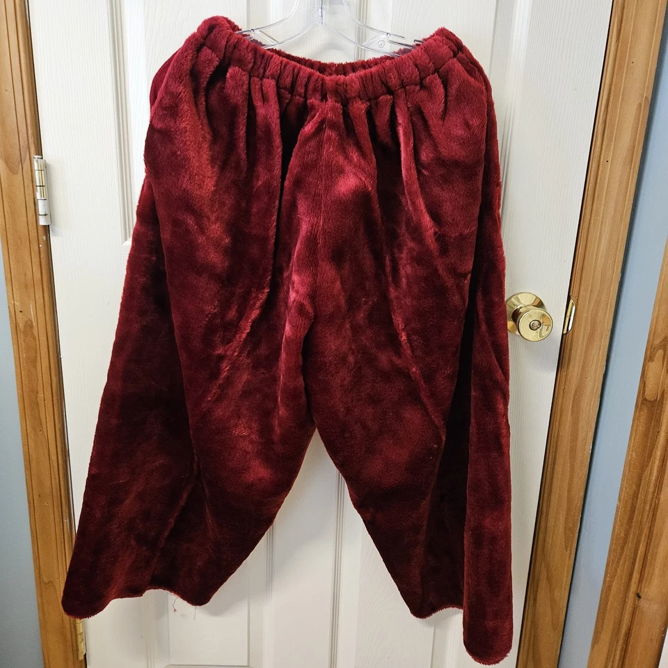 Traje de Papá Noel - Carmesí - Peluche Regencia - Disfraz de 10 piezas para hombre Plus - XL 50-56 Foto 4 de 4